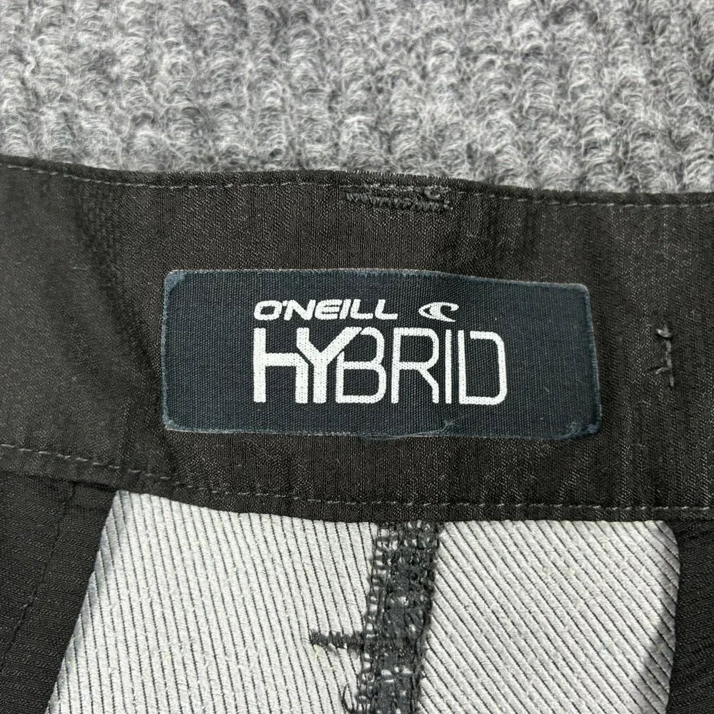 O'Neill Hybrid Chino Shorts Mens 34 Gray Stretch 10 Inseam Casual Summer